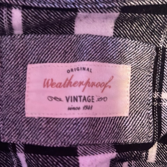 100% Cotton flannel shirt. Black and white. - Picture 6 of 9